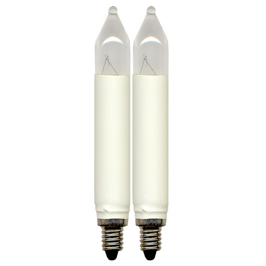 2pk E10 reservepærer lange 3W 8V