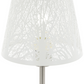 Hambleton bordlampe hvit/stål