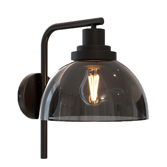 Beleser vegglampe sort