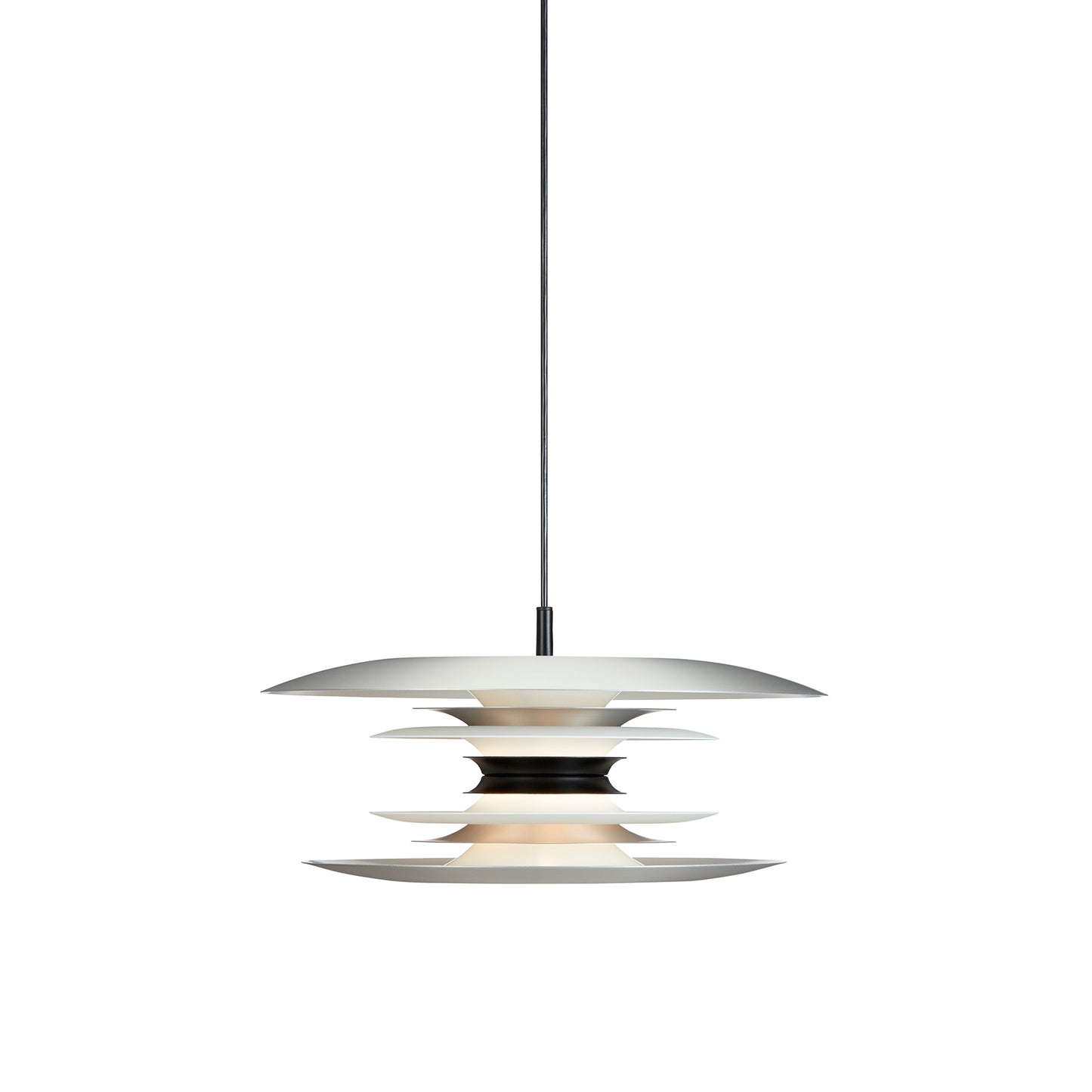 Diablo pendel Ø40cm aluminium/sort