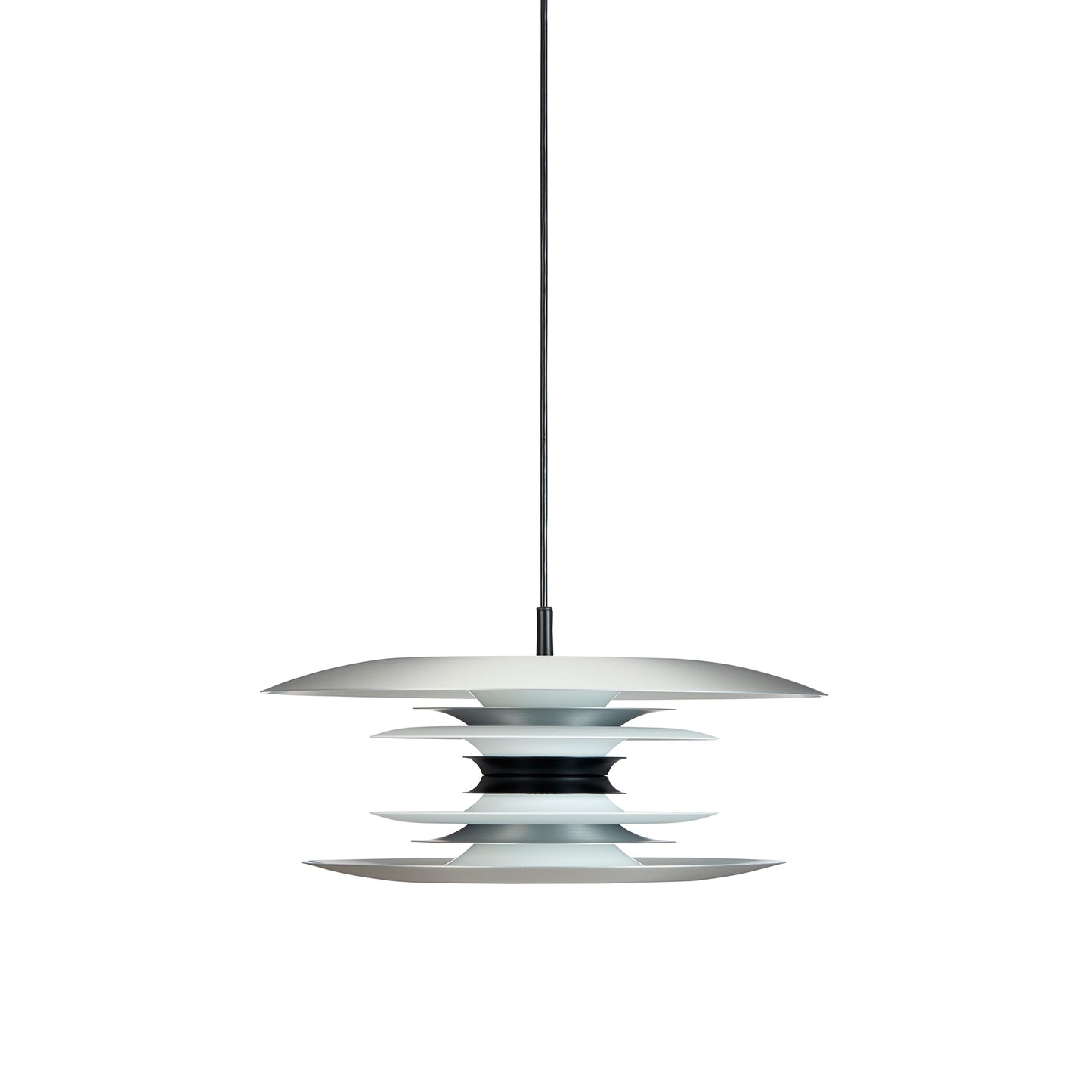 Diablo pendel Ø40cm aluminium/sort