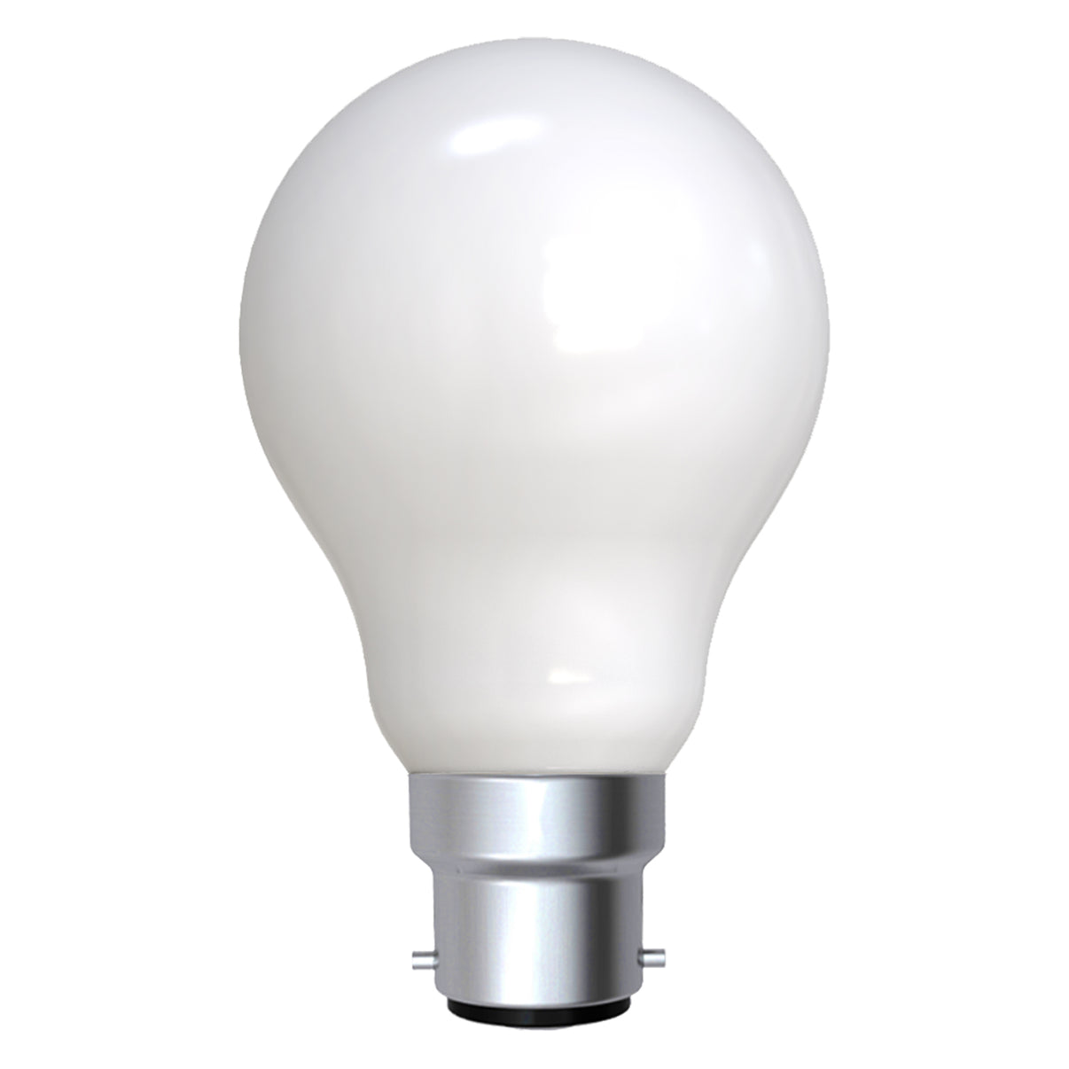 LM LED dimbar lyspære B22 normal opal glass 7.5W – Lampemagasinet