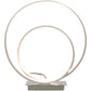 Loop bordlampe formet som to loops med integrert LED-lys laget i stål 3-stegs dimbar - Aneta belysning