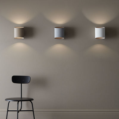 Sinne vegglampe grå/messing