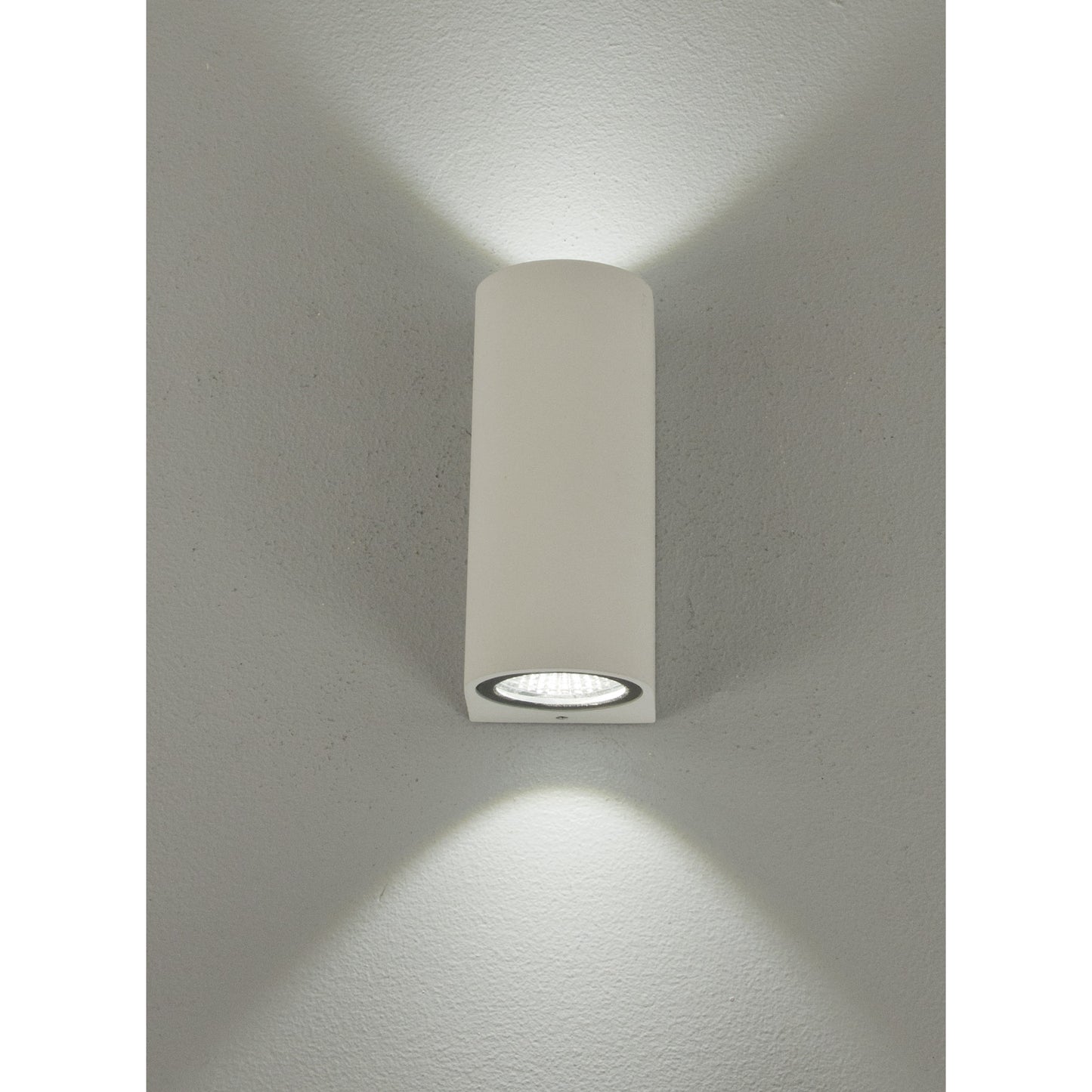 Union LED 2-lys utelampe vegg hvit